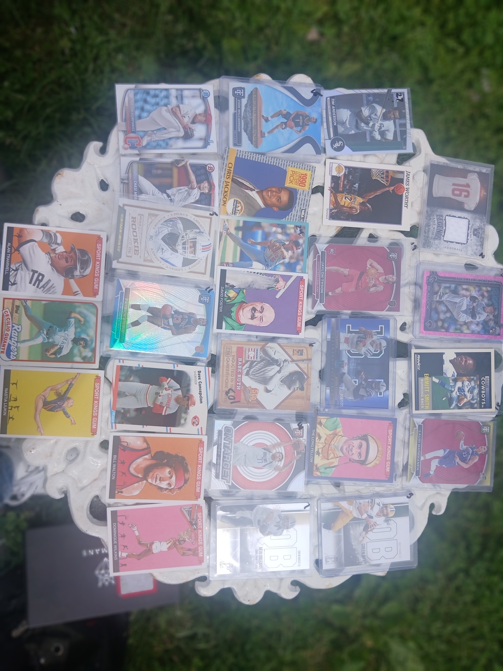 Vintage Sports Trading Card Lot - Mixed Colors